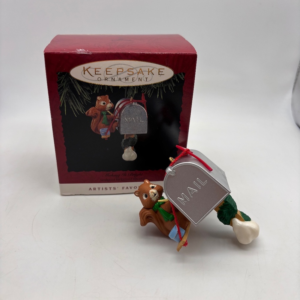 Hallmark Keepsake Making It Bright Dillard Rhodus Christmas Tree Ornament